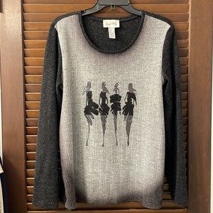 Joseph Ribkoff Sweater with Crystal Detail